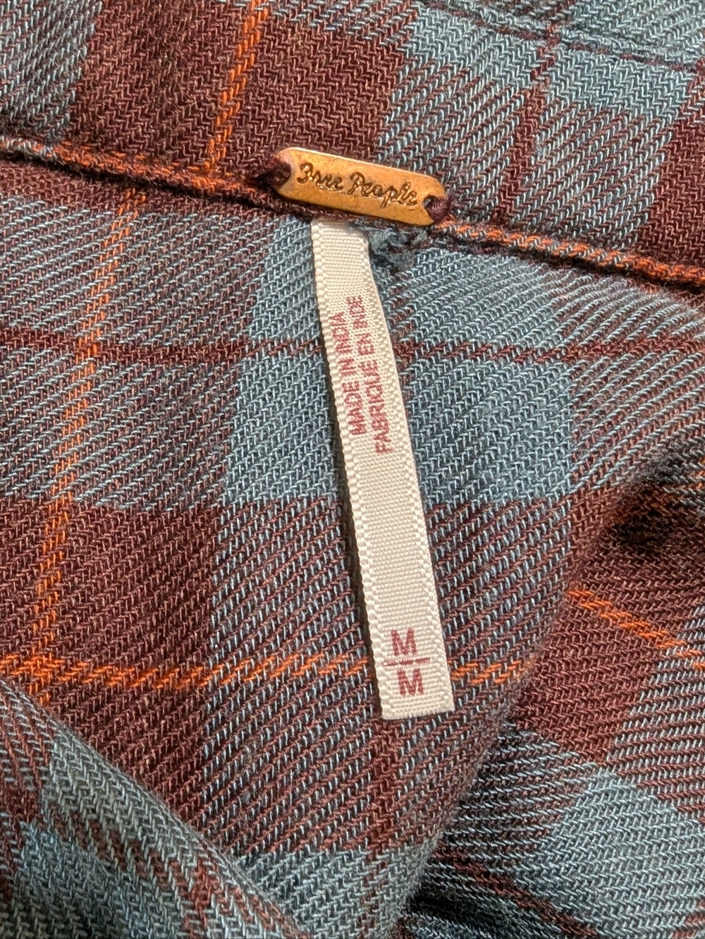 Free People "All About The Feels" Plaid Tunic - Picture 5 of 8